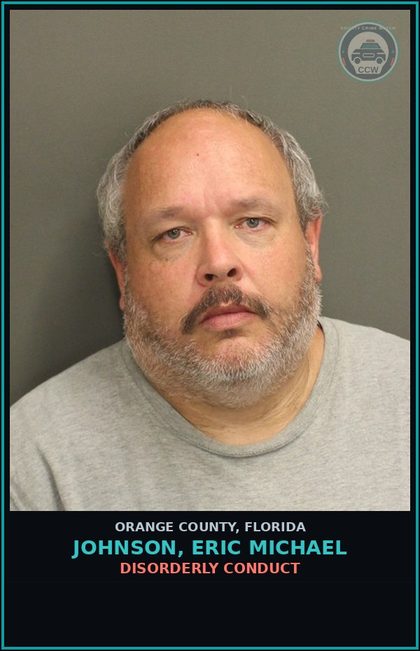 CCW arrest card for JOHNSON, ERIC MICHAEL in Orange County: FAILURE OF DEFENDANT TO APPEAR