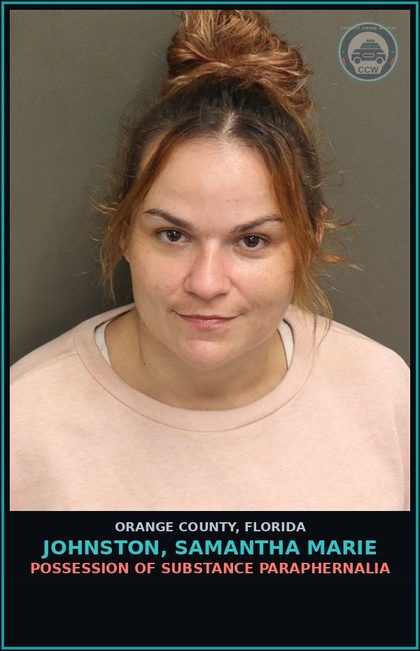 CCW arrest card for JOHNSTON, SAMANTHA MARIE in Orange County: VIOLATION OF PROBATION