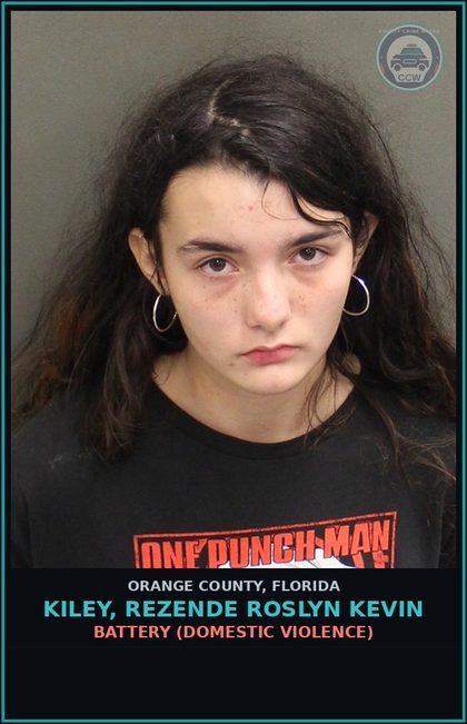 CCW arrest card for KILEY, REZENDE ROSLYN KEVIN in Orange County: BATTERY (DOMESTIC VIOLENCE)