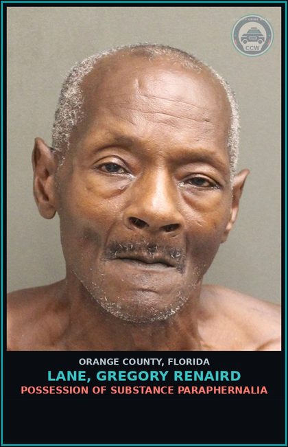 CCW arrest card for LANE, GREGORY RENAIRD in Orange County: ATTEMPTED TAMPERING WITH PHYSICAL EVIDENCE