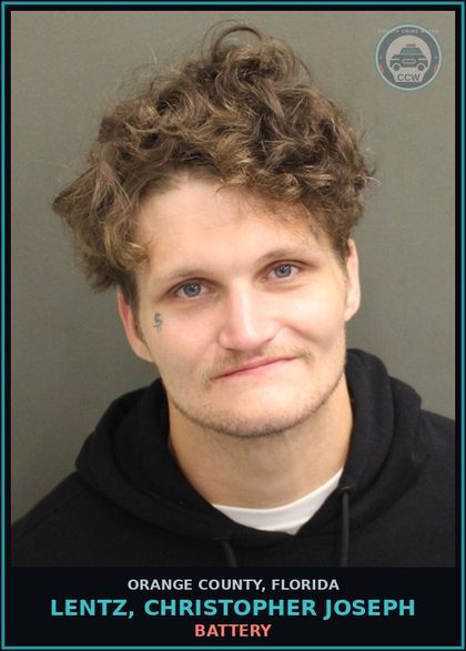 CCW arrest card for LENTZ, CHRISTOPHER JOSEPH in Orange County: POSSESSION OF oxyco (PERCOCET)