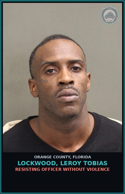 CCW arrest card for LOCKWOOD, LEROY TOBIAS in Orange County: VIOLATION OF PROBATION - OUT OF COUNTY