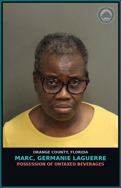 CCW arrest card for MARC, GERMANIE LAGUERRE in Orange County: TAMPERING WITH OR FABRICATING PHYSICAL EVIDENCE