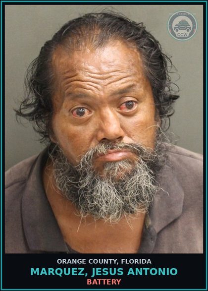 CCW arrest card for MARQUEZ, JESUS ANTONIO in Orange County: POSS. AND CONSUMPTION OF ALCOHOL PROHIB. IN PUBLIC PARKING LOTS, CERTAIN PRIVATE PLACES AND VEHICLES