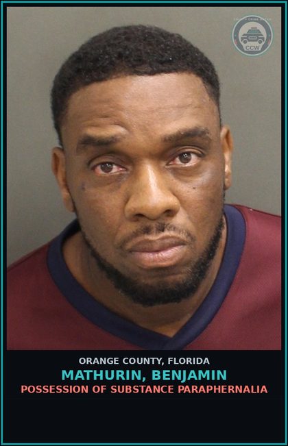 CCW arrest card for MATHURIN, BENJAMIN in Orange County: PETIT THEFT 2 OR MORE PRIOR CONV