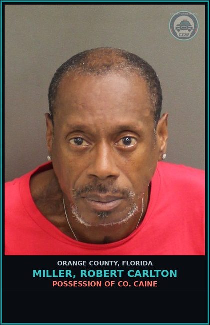 CCW arrest card for MILLER, ROBERT CARLTON in Orange County: VIOLATION OF PROBATION