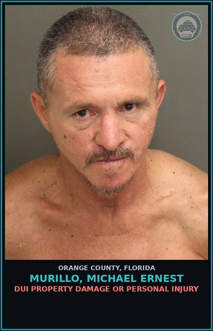 CCW arrest card for MURILLO, MICHAEL ERNEST in Orange County: ALCOHOLIC BEVERAGES, OPEN CONTAINERS