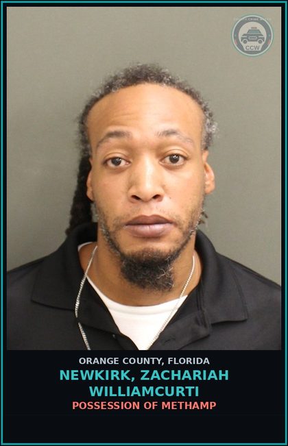CCW arrest card for NEWKIRK, ZACHARIAH WILLIAMCURTI in Orange County: LEAVING SCENE OF A CRASH WITH DEATH