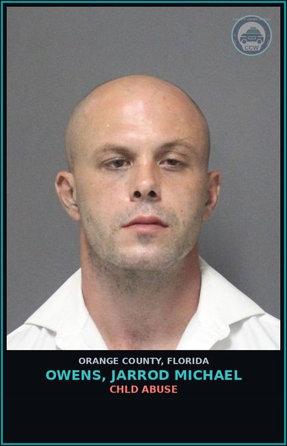 CCW arrest card for OWENS, JARROD MICHAEL in Orange County: TAMPERING WITH A WITNESS