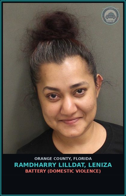 CCW arrest card for RAMDHARRY LILLDAT, LENIZA in Orange County: FAILURE OF DEFENDANT TO APPEAR