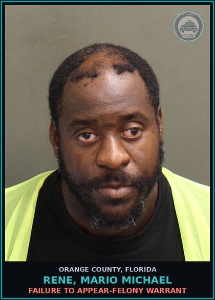 CCW arrest card for RENE, MARIO MICHAEL in Orange County: UNLAWFUL USE OF A TWO-WAY COMMUN. DEVICE