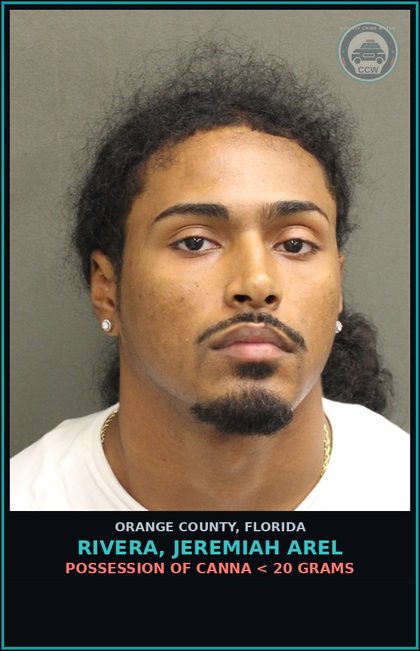 CCW arrest card for RIVERA, JEREMIAH AREL in Orange County: PAROLE/PROB/CC VIOL. INTERSTATE COMPACT WARRANTS