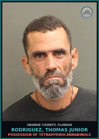 CCW arrest card for RODRIGUEZ, THOMAS JUNIOR in Orange County: CAMPING PROHIBITED; EXCEPTIONS