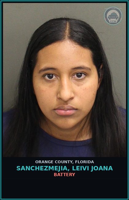 CCW arrest card for SANCHEZMEJIA, LEIVI JOANA in Orange County: UNNATURAL AND LASCIVIOUS ACT