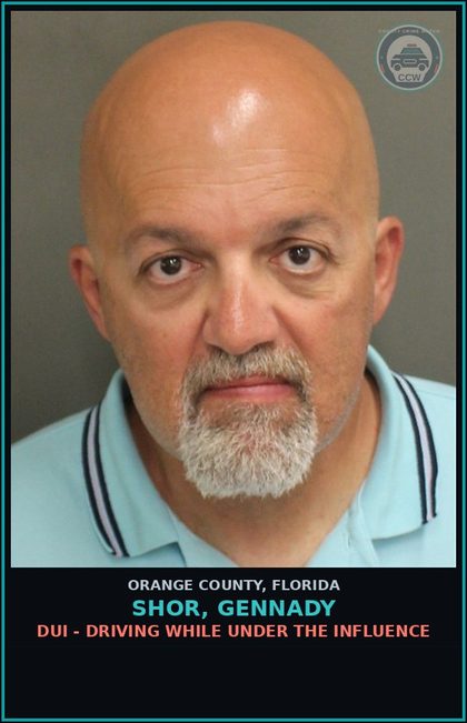 CCW arrest card for SHOR, GENNADY in Orange County: OUT-OF-COUNTY WARRANT-OUT-OF-COUNTY WARRANT