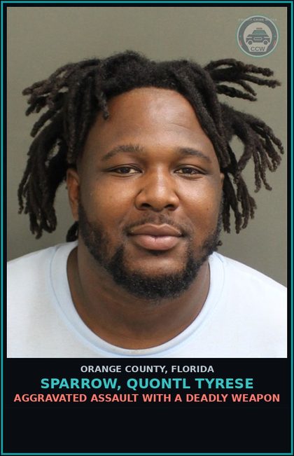 CCW arrest card for SPARROW, QUONTL TYRESE in Orange County: BATTERY (DOMESTIC VIOLENCE)