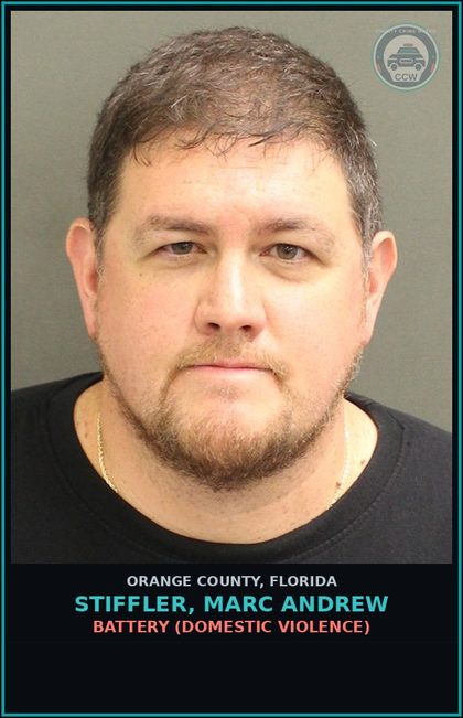 CCW arrest card for STIFFLER, MARC ANDREW in Orange County: BATTERY (DOMESTIC VIOLENCE)