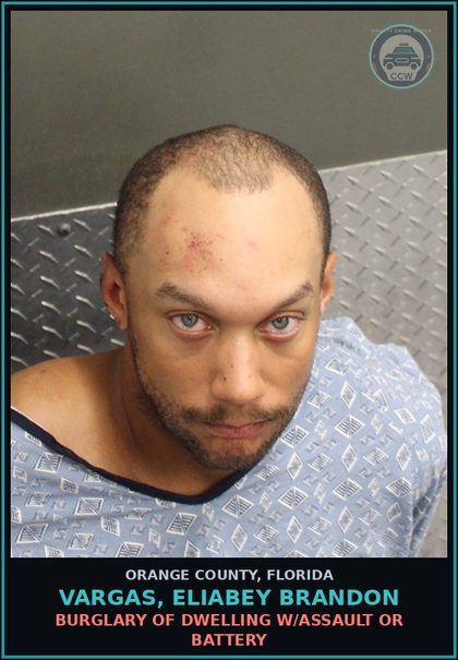 CCW arrest card for VARGAS, ELIABEY BRANDON in Orange County: BATTERY