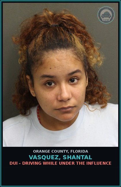 CCW arrest card for VASQUEZ, SHANTAL in Orange County: VIOLATION OF PROBATION