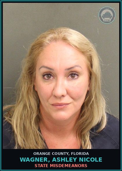 CCW arrest card for WAGNER, ASHLEY NICOLE in Orange County: EXPOSURE OF s3xual ORGANS 1ST OFFENSE