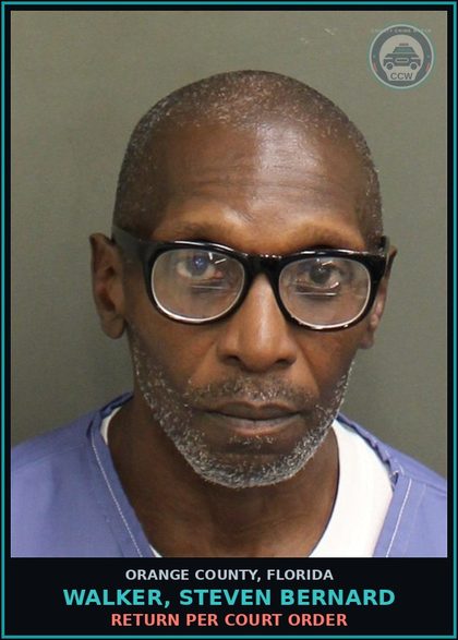 CCW arrest card for WALKER, STEVEN BERNARD in Orange County: RETURN PER COURT ORDER
