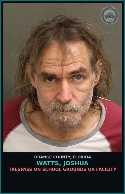 CCW arrest card for WATTS, JOSHUA in Orange County: LARC-CAUSE UTIL PROV SERV WO PAY PETIT 2DEG 1ST OFF