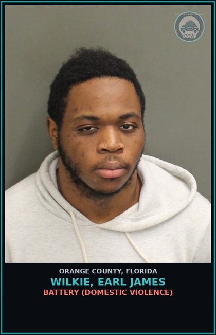 CCW arrest card for WILKIE, EARL JAMES in Orange County: RESISTING OFFICER WITHOUT VIOLENCE
