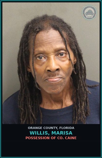 CCW arrest card for WILLIS, MARISA in Orange County: POSSESSION OF COCAINE