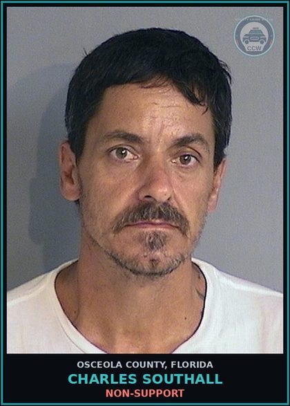 CCW arrest card for CHARLES SOUTHALL in Osceola County: NON-SUPPORT