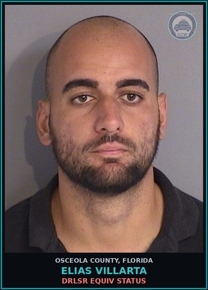 CCW arrest card for ELIAS VILLARTA in Osceola County: DRLSR EQUIV STATUS