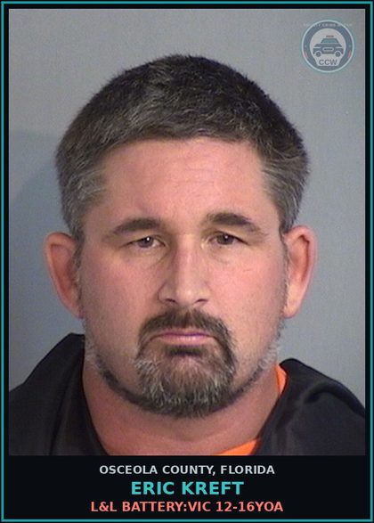 CCW arrest card for ERIC KREFT in Osceola County: CRIMINAL ATTEMPT FIRST DEGREE