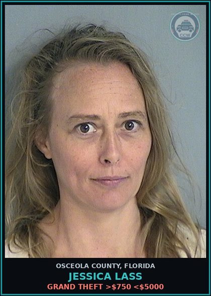 CCW arrest card for JESSICA LASS in Osceola County: BURG 2OCC STRUCTURE UNARMED