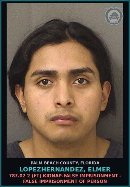 CCW arrest card for LOPEZHERNANDEZ, ELMER in Palm Beach County: 810.02 2A (FF) BURGL - BURGLARY WITH ASSAULT OR BATTERY