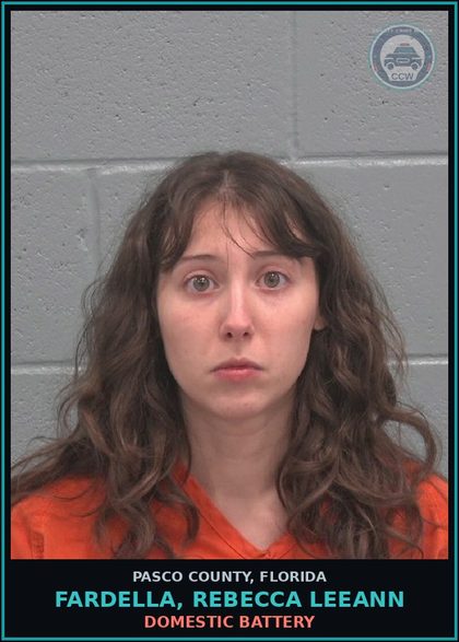 CCW arrest card for FARDELLA, REBECCA LEEANN in Pasco County: DOMESTIC BATTERY