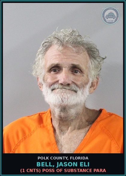 CCW arrest card for BELL, JASON ELI in Polk County: Attempted Tampering With Evidence