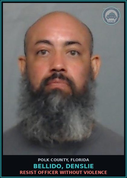 CCW arrest card for BELLIDO, DENSLIE in Polk County: Information Non Criminal Offense