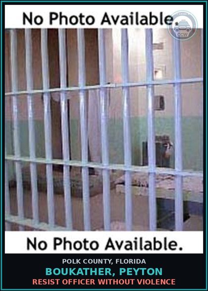 CCW arrest card for BOUKATHER, PEYTON in Polk County: Corrupt by Threat Public Servant o
