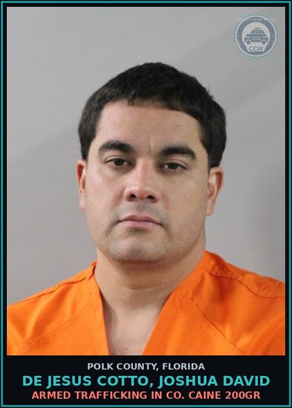 CCW arrest card for DE JESUS COTTO, JOSHUA DAVID in Polk County: Information Non Criminal Offense