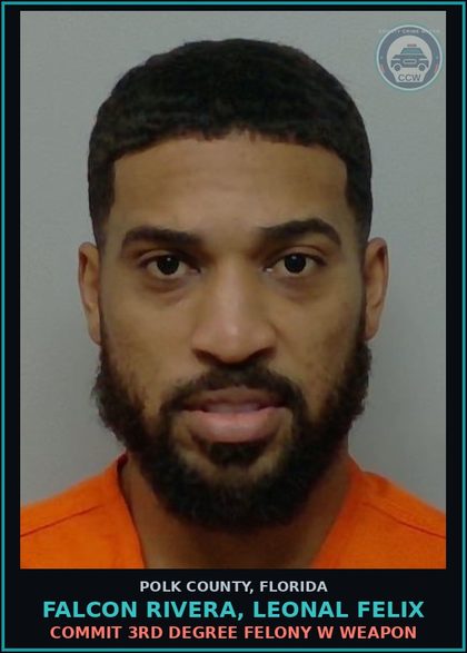 CCW arrest card for FALCON RIVERA, LEONAL FELIX in Polk County: Information Non Criminal Offense