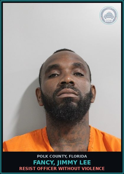 CCW arrest card for FANCY, JIMMY LEE in Polk County: FAILURE TO APPEAR 2nd Degree Misd