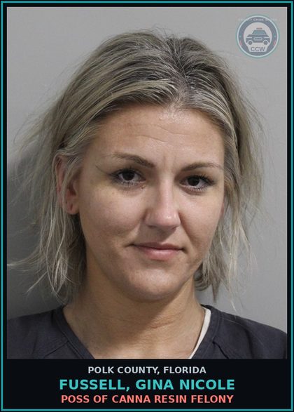 CCW arrest card for FUSSELL, GINA NICOLE in Polk County: Viol of Probation Community Contro