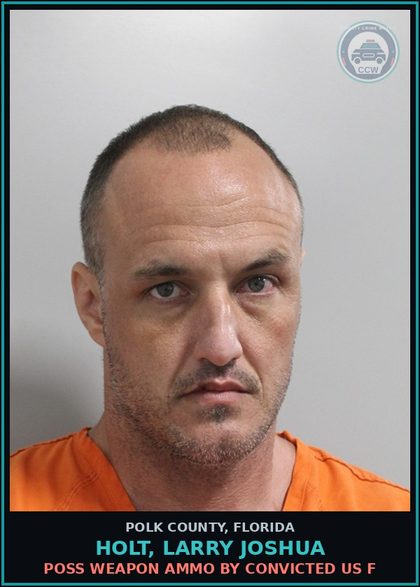 CCW arrest card for HOLT, LARRY JOSHUA in Polk County: POSS OF DRUG PARAPHERNAL