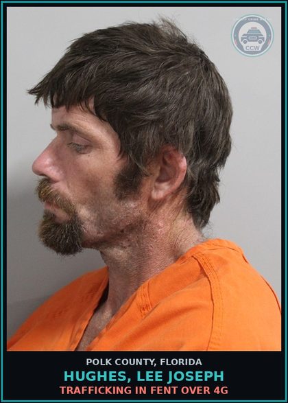 CCW arrest card for HUGHES, LEE JOSEPH in Polk County: POSS OF DRUG PARAPHERNAL SMOKING