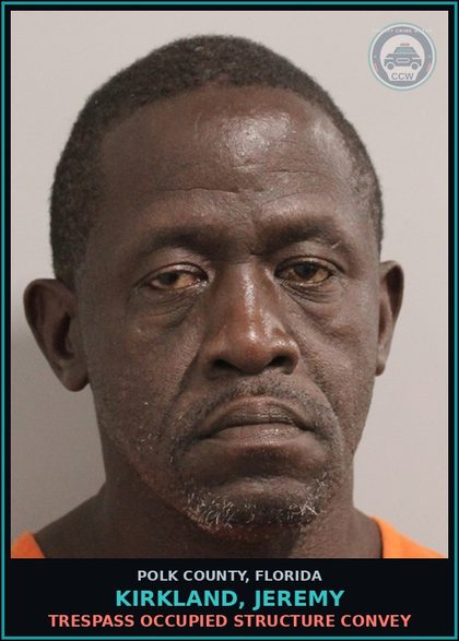 CCW arrest card for KIRKLAND, JEREMY in Polk County: FAILURE TO APPEAR 2nd Degree Misd