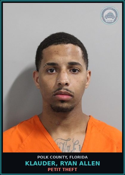CCW arrest card for KLAUDER, RYAN ALLEN in Polk County: Viol of Probation Community Contro