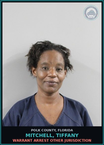 CCW arrest card for MITCHELL, TIFFANY in Polk County: Warrant Arrest Other Jurisdiction