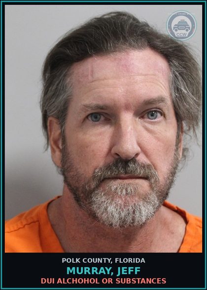 CCW arrest card for MURRAY, JEFF in Polk County: DUI Alchohol or Drugs
