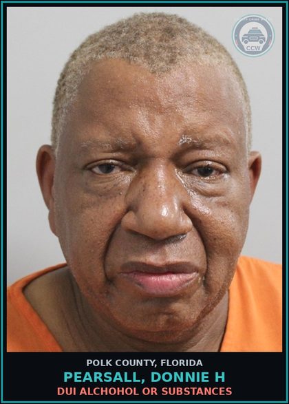 CCW arrest card for PEARSALL, DONNIE H in Polk County: Resist Officer without Violence