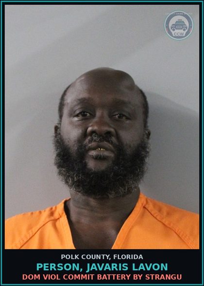 CCW arrest card for PERSON, JAVARIS LAVON in Polk County: Viol of Probation Community Contro