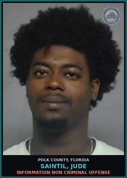 CCW arrest card for SAINTIL, JUDE in Polk County: Information Non Criminal Offense
